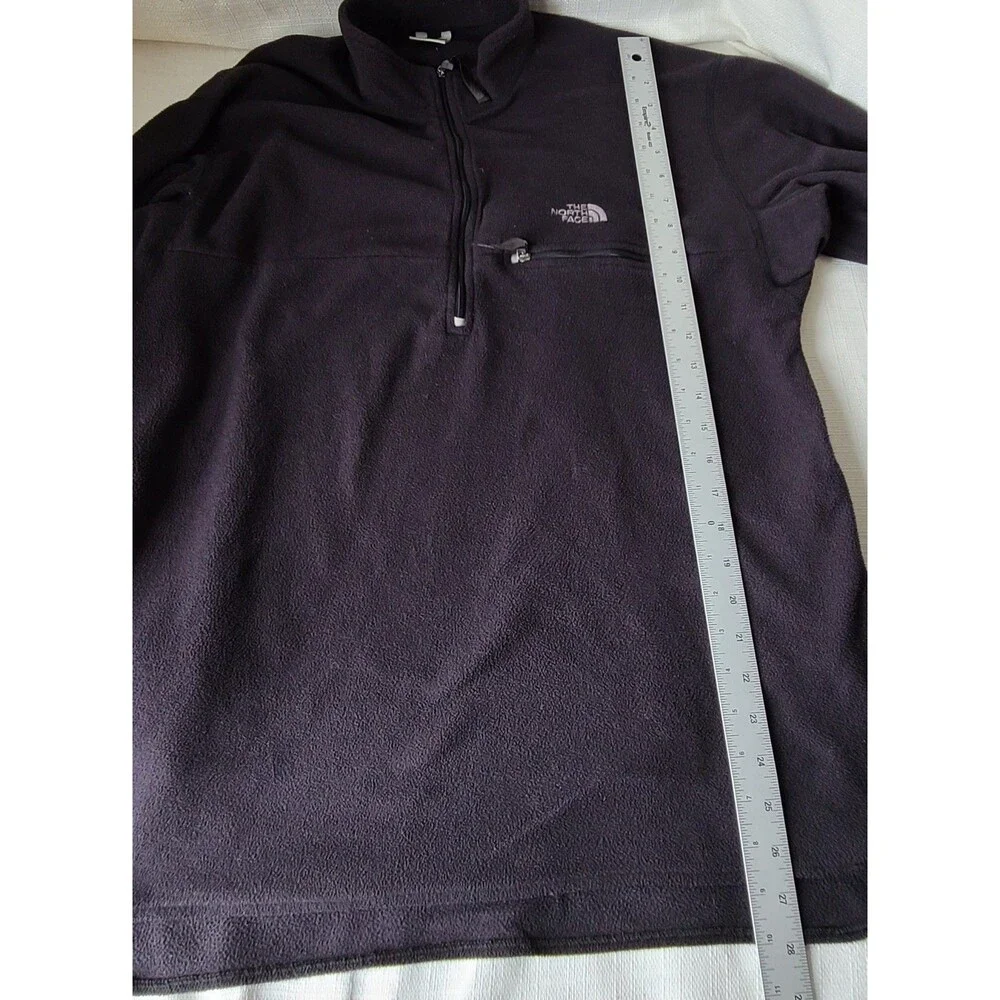 The North Face Expedition Shirt Men s Large Black Fleece Quarter Zip Pullover Ja